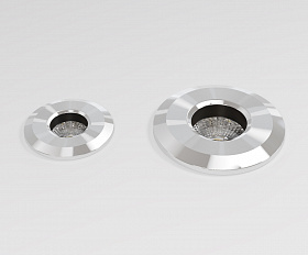 Встраиваемый светильник Flash Maytoni O044DL-L1S3K3 цвет Серебро