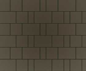 Тротуарная плитка Фабрика Готика Новый Город 40 мм PROFI Супер-черный на сером цементе п/п