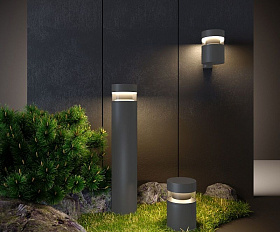 Уличный светильник Elektrostandard IP54 1532 TECHNO LED серый