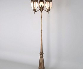 Уличный светильник Elektrostandard Andromeda F/3 IP44 GLYF-8024F/3 черное золото