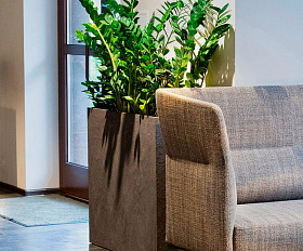 Кашпо Concretika Bansai D79 H30 Premium Grey