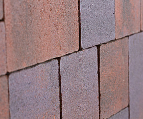 Тротуарная плитка Сиян Бавария П24-6 60 мм ColorMix Марс