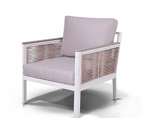 Кресло Сан Ремо 4SIS из роупа (веревки), цвет бежевый