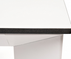 Венето обеденный стол из HPL 90х90см, цвет молочный, каркас белый