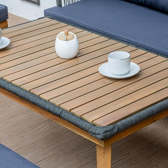 Лаунж-зона Emma Royal Family из дерева, цвет серый фото 5