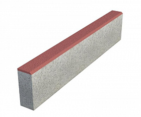 Бордюр тротуарный Выбор БР100х20х8 Гранит Красный