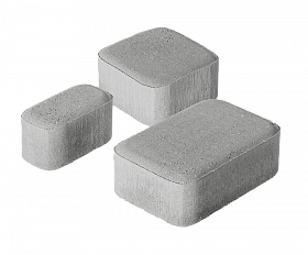 Тротуарная плитка Нобетек Новая Классика 1нКЛ5ф Светло-серая