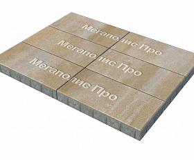 Тротуарная плитка Выбор Прямоугольник Б.5.П.8 600х300х80 мм Искусственный камень Степняк