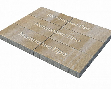 Тротуарная плитка Выбор Прямоугольник Б.5.П.8 600х300х80 мм Искусственный камень Степняк