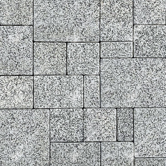 Тротуарная плитка Выбор Мюнхен Б.2. Фсм.6 60 мм Стоунмикс Бело-черный фото 4