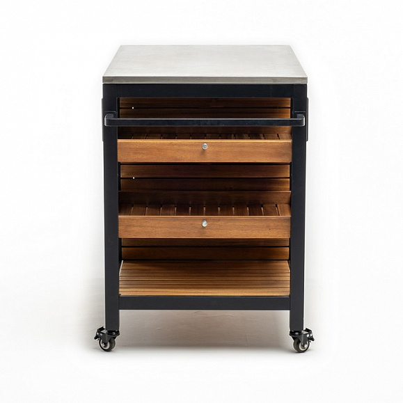 Стол сервировочный NOURD столешница нержавеющая сталь Joygarden фото 4