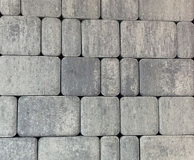 Тротуарная плитка Фабрика Готика Классика 180х120х60, 120х120х60, 120х60х60 мм Монохром