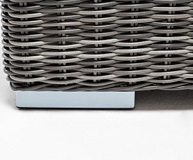 Кресло Боно 4SIS из искусственного ротанга, цвет графит