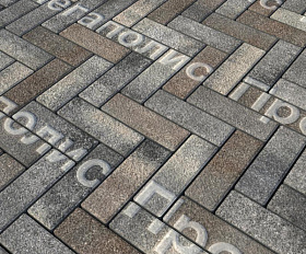 Тротуарная плитка Выбор Паркет Б.4.П.6 Листопад Гранит Старый замок