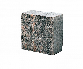 Брусчатка гранитная 100x100x50 мм пилено-колотая Месторождение Гора Токимовка Карандаш