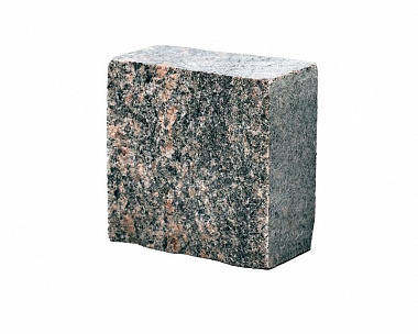 Брусчатка гранитная 100x100x50 мм пилено-колотая Месторождение Гора Токимовка Карандаш