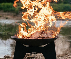 Костровая чаша стальная Concretika Ultima Y100, толщина 10 мм