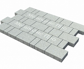 Тротуарная плитка Фабрика Готика Новый Город 40 мм Голд Кристалл