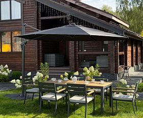 Зонт Sky Black Royal Family квадратный в комплекте с утяжелителями