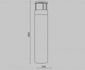 Ландшафтный светильник Wolseley Road Maytoni O011FL-L6B цвет Черный