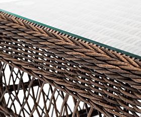 Гранд Латте стол журнальный из искусственного ротанга, цвет коричневый