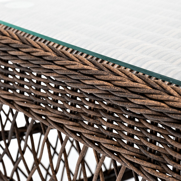 Гранд Латте стол журнальный из искусственного ротанга, цвет коричневый фото 4