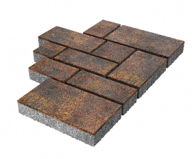 Тротуарная плитка Stellard Микс Сити 60 мм Закат