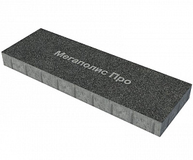 Пошаговая плита для дорожек 900x300x80 мм Черная с фактурой стоунмикс