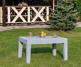 Обеденный комплект Grand Lana L Royal Family из пластика, цвет светло-серый