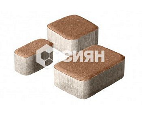 Тротуарная плитка Сиян Классико П17-6 60 мм Палевый