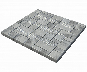 Тротуарная плитка Выбор Мюнхен Б.2. Фсм.6 60 мм Искусственный камень Шунгит