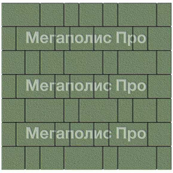 Тротуарная плитка Выбор Старый город А.1.Фсм.4 40 мм. Зеленый Гранит фото 3