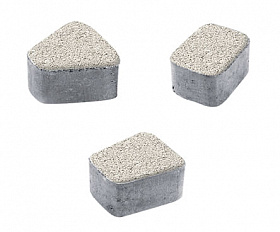 Тротуарная плитка Выбор Классико Б.2.КО.6 Гранит 60 мм Белый