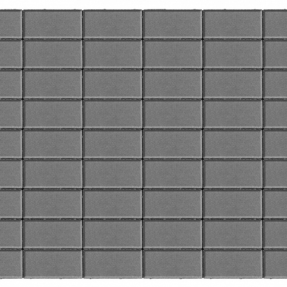Брусчатка Лидер 40 Прямоугольник 200х100х60 мм Серый фото 1
