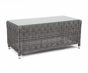 Кон Панна столик журнальный из искусственного ротанга, цвет графит