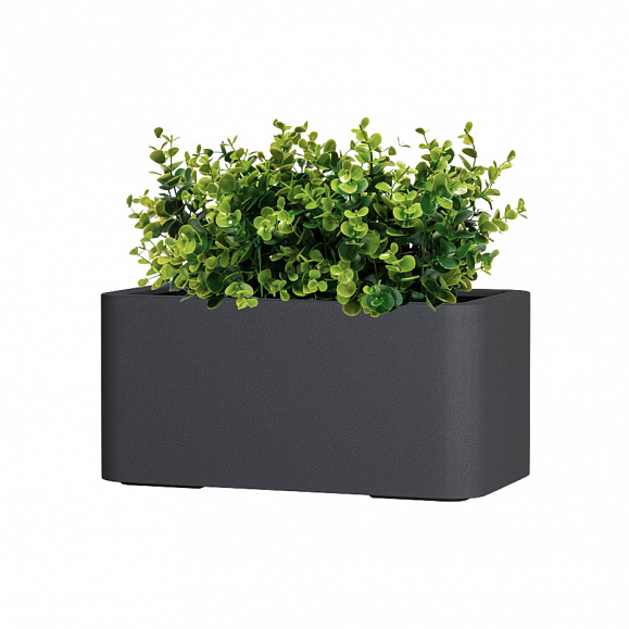 Кашпо TERRAFAKTURA Балконера 40x22x18 Маренго фото 1