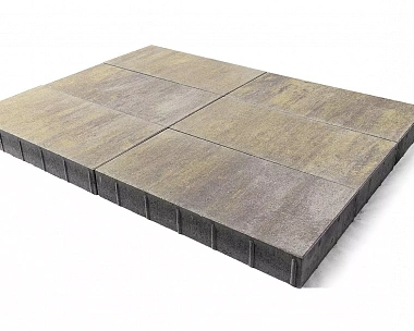 Тротуарная плита Cити Braer ColorMix 600*300*80мм Степь