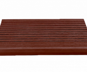 Ступень Экодэк Брайт 3D 4000 или 3000x320x23 мм, цвет Каштан