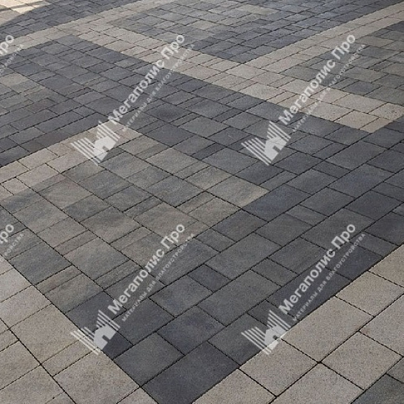 Тротуарная плитка Braer Старый Город Ландхаус 60 мм Colormix Вечер фото 5