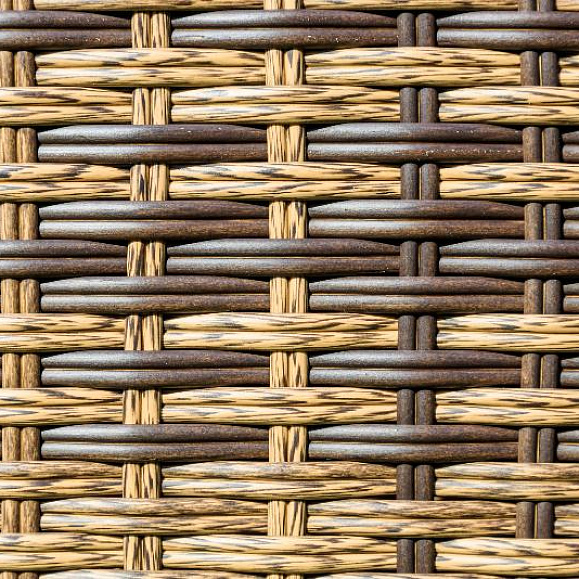 Обеденное кресло Fiona Royal Family из искусственного ротанга, цвет коричневый фото 4