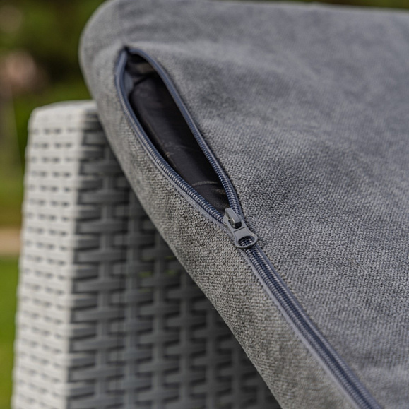 Обеденный комплект Lana L Royal Family из пластика, цвет светло-серый фото 6