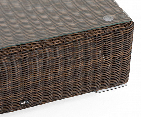 Капри журнальный столик плетеный, цвет коричневый