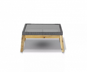 Кофейный столик Барселона 4SIS из роупа (веревки), деревянный каркас