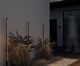 Ландшафтный светильник Pole Maytoni O440FL-L18GF3K цвет Графит