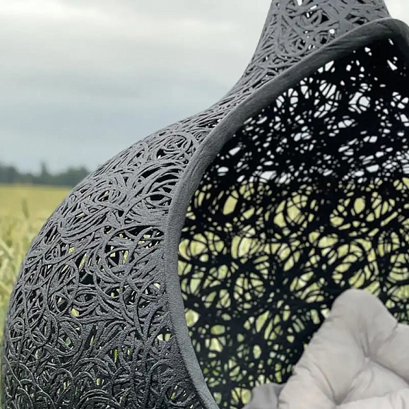 Подвесное кресло Vitgarden Bios Nest из базальта, цвет черный фото 2