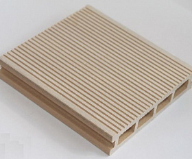 Террасная доска MasterDeck Classic 140мм*26мм узкий вельвет + тиснение под дерево, цвет Клен