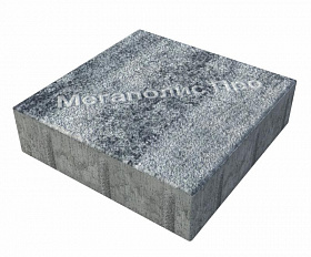 Тротуарные плиты Выбор Квадрат Б.1.К.6 300х300х60 мм Листопад Гранит Антрацит