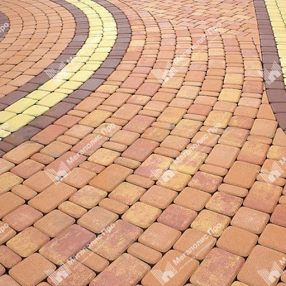 Тротуарная плитка Braer Классико ColorMix 60 мм Рассвет фото 2
