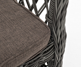 Сицилия плетеный стул из искусственного ротанга, цвет графит