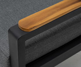 Угловой комплект из алюминия TOPA с обеденным столом Joygarden